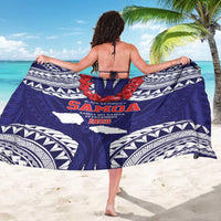 Samoa Black Saturday Sarong Samoa mo Samoa with Blue Ula Fala