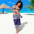 Samoa Black Saturday Sarong Samoa mo Samoa with Blue Ula Fala