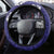 Samoa Black Saturday Steering Wheel Cover Samoa mo Samoa with Blue Ula Fala