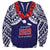 Samoa Black Saturday Sweatshirt Samoa mo Samoa with Blue Ula Fala