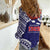 Samoa Black Saturday Women Casual Shirt Samoa mo Samoa with Blue Ula Fala