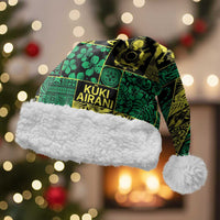 Cook Islands Mere Kiritimiti Christmas Santa Hat Pacific Patchwork Xmas Vibes - Polynesian Pride