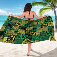 Cook Islands Mere Kiritimiti Sarong Pacific Patchwork Xmas Vibes - Polynesian Pride