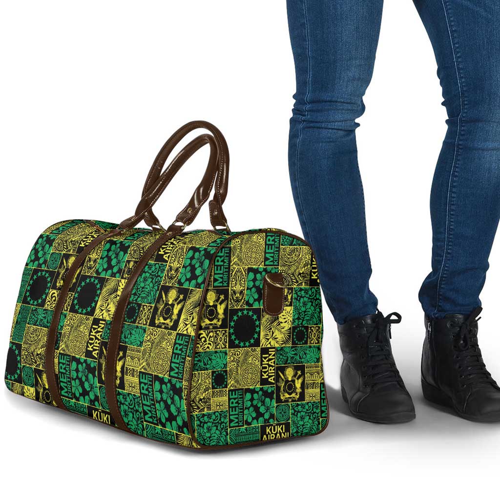 Cook Islands Mere Kiritimiti Travel Bag Pacific Patchwork Xmas Vibes - Polynesian Pride