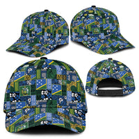 Solomon Islands Meri Kirihimete Classic Cap Pacific Patchwork Xmas Vibes - Polynesian Pride