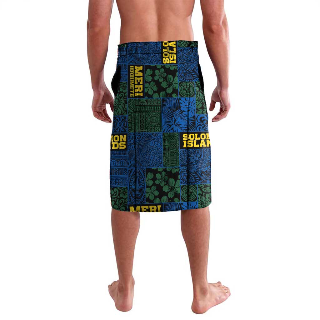 Solomon Islands Meri Kirihimete Lavalava Funny Santa Riding Shark - Polynesian Pride