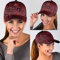 Black Tonga Kilisimasi Fiefia Classic Cap Pacific Patchwork Xmas Vibes - Polynesian Pride