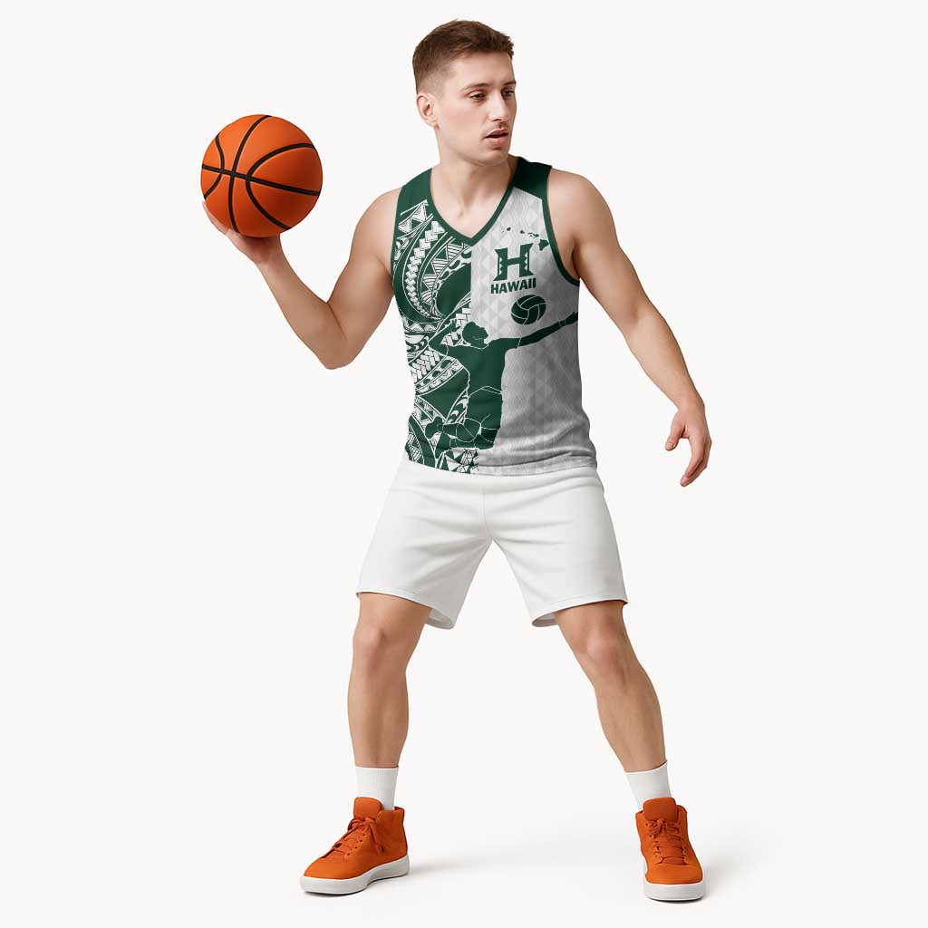 Polynesian Hawaii Volleyball Custom Basketball Jersey Kakau with Sport Style - Polynesian Pride