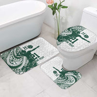Polynesian Hawaii Volleyball Custom Bathroom Set Kakau with Sport Style - Polynesian Pride