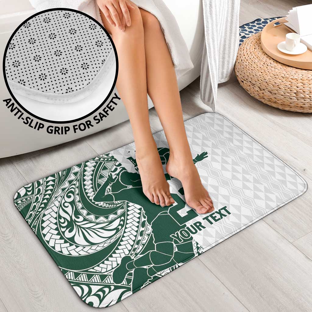 Polynesian Hawaii Volleyball Custom Bathroom Set Kakau with Sport Style - Polynesian Pride
