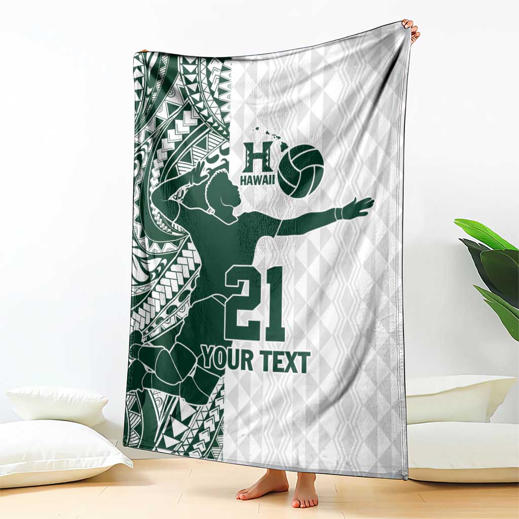 Polynesian Hawaii Volleyball Custom Blanket Kakau with Sport Style LT9 - Polynesian Pride