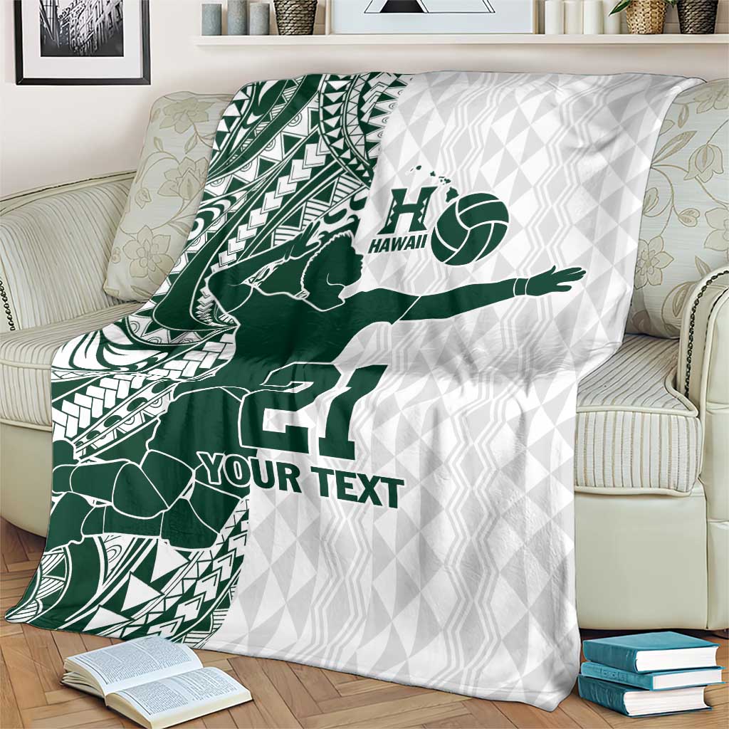 Polynesian Hawaii Volleyball Custom Blanket Kakau with Sport Style LT9 - Polynesian Pride