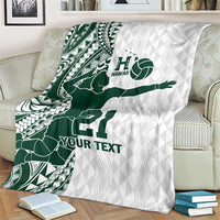 Polynesian Hawaii Volleyball Custom Blanket Kakau with Sport Style LT9 - Polynesian Pride