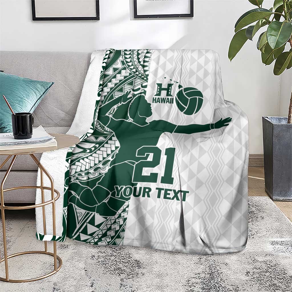 Polynesian Hawaii Volleyball Custom Blanket Kakau with Sport Style LT9 - Polynesian Pride