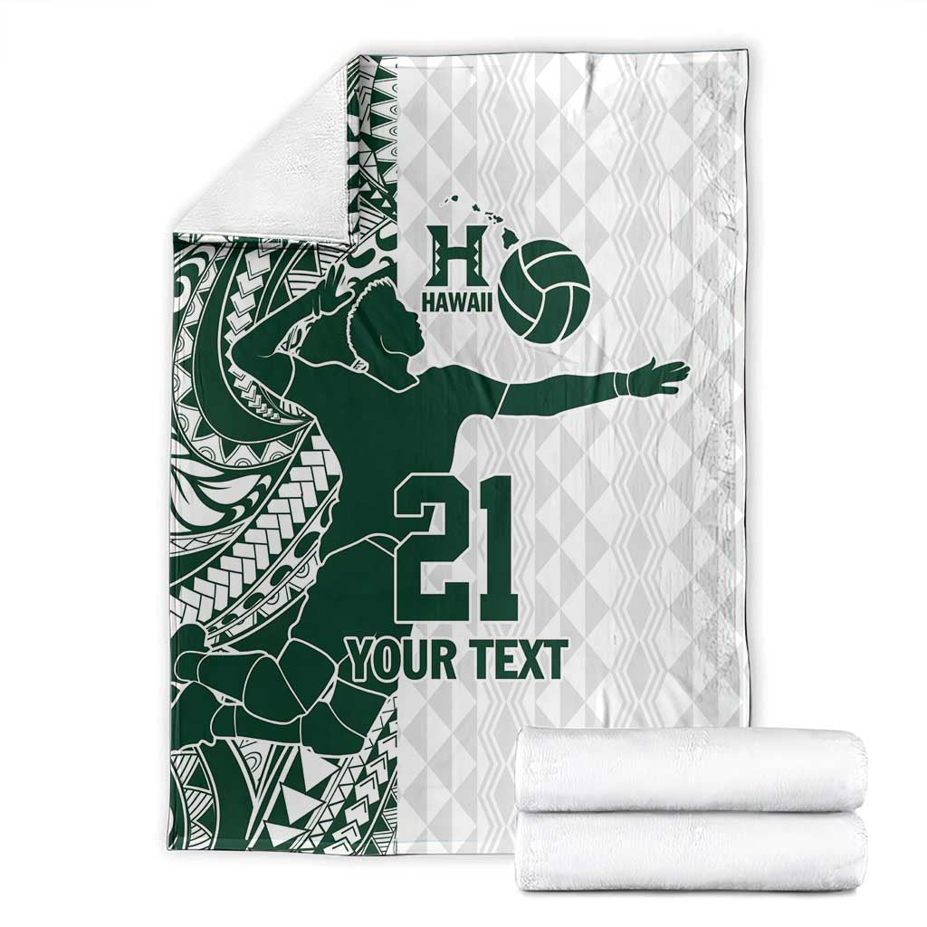 Polynesian Hawaii Volleyball Custom Blanket Kakau with Sport Style LT9 - Polynesian Pride