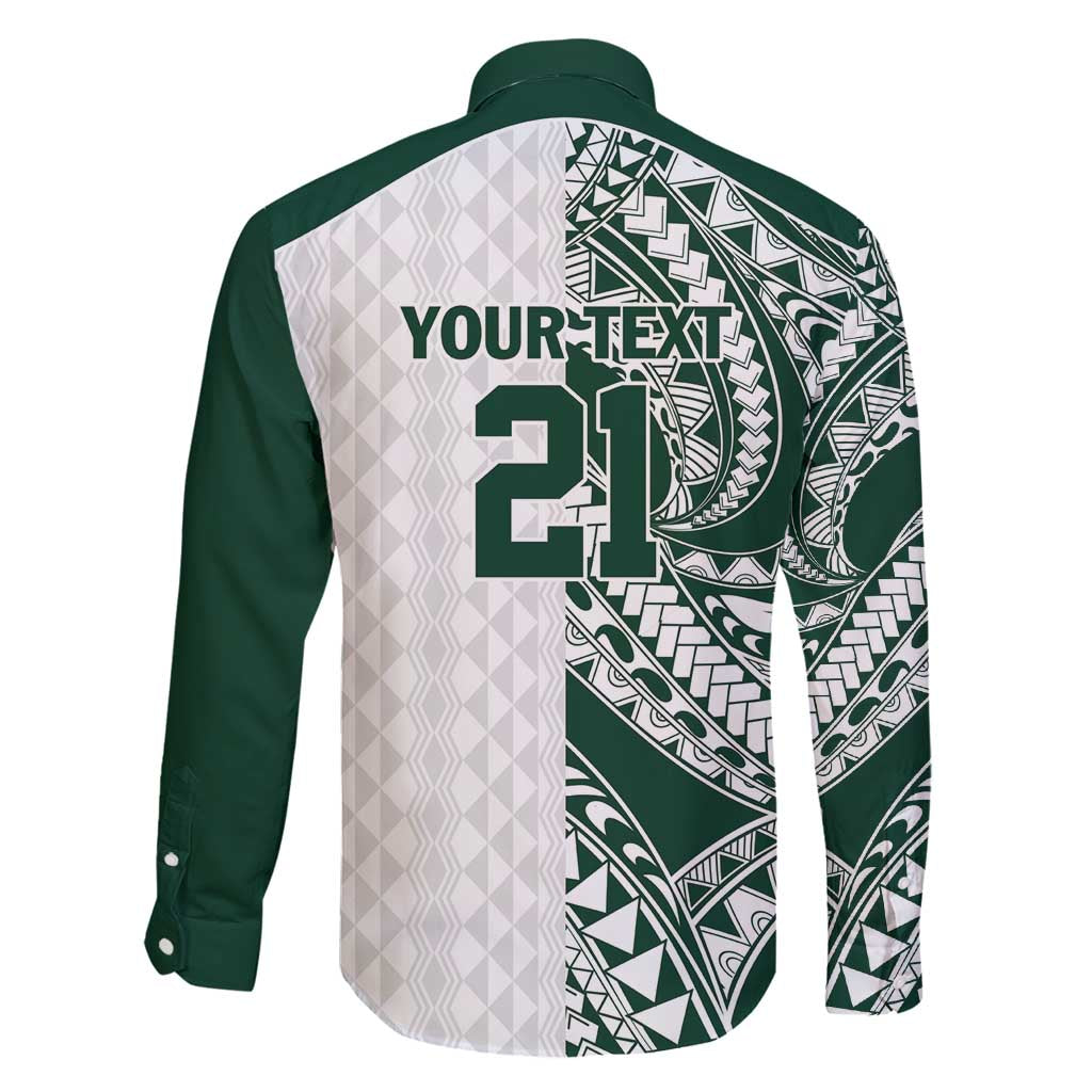 Polynesian Hawaii Volleyball Custom Family Matching Mermaid Dress and Hawaiian Shirt Kakau with Sport Style LT9 - Polynesian Pride