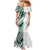 Polynesian Hawaii Volleyball Custom Family Matching Mermaid Dress and Hawaiian Shirt Kakau with Sport Style