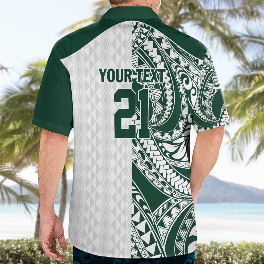 Polynesian Hawaii Volleyball Custom Hawaiian Shirt Kakau with Sport Style