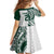 Polynesian Hawaii Volleyball Custom Kid Short Sleeve Dress Kakau with Sport Style