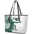 Polynesian Hawaii Volleyball Custom Leather Tote Bag Kakau with Sport Style