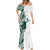 Polynesian Hawaii Volleyball Custom Mermaid Dress Kakau with Sport Style