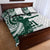 Polynesian Hawaii Volleyball Custom Quilt Bed Set Kakau with Sport Style