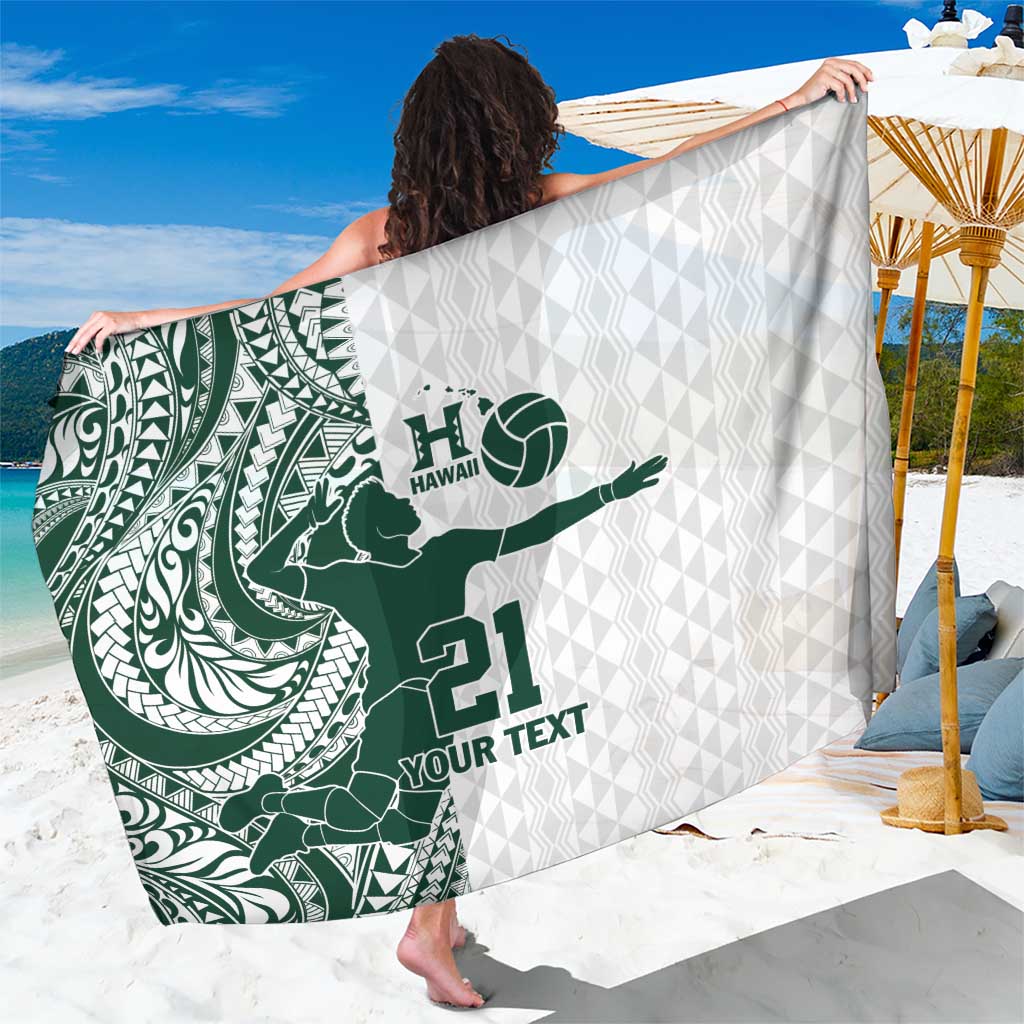 Polynesian Hawaii Volleyball Custom Sarong Kakau with Sport Style