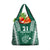 Polynesian Hawaii Volleyball Custom Grocery Bag Green Kakau with Map Motif