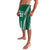 Polynesian Hawaii Volleyball Custom Lavalava Green Kakau with Map Motif