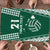 Polynesian Hawaii Volleyball Custom Puzzle Green Kakau with Map Motif - Polynesian Pride