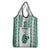 Polynesian Hawaii Volleyball Custom Grocery Bag White Kakau with Map Motif