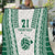 Polynesian Hawaii Volleyball Custom Quilt White Kakau with Map Motif