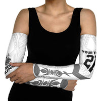 New Caledonia Football Custom Arm Sleeves Go Champions Les Cagous - Polynesian Pride