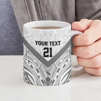 New Caledonia Football Custom Ceramic Mug Go Champions Les Cagous - Polynesian Pride