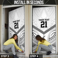 New Caledonia Football Custom Door Cover Go Champions Les Cagous - Polynesian Pride