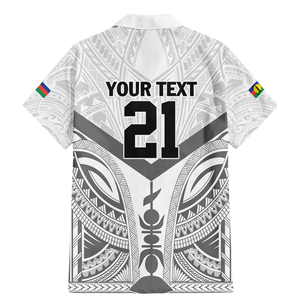 New Caledonia Football Custom Family Matching Mermaid Dress and Hawaiian Shirt Go Champions Les Cagous