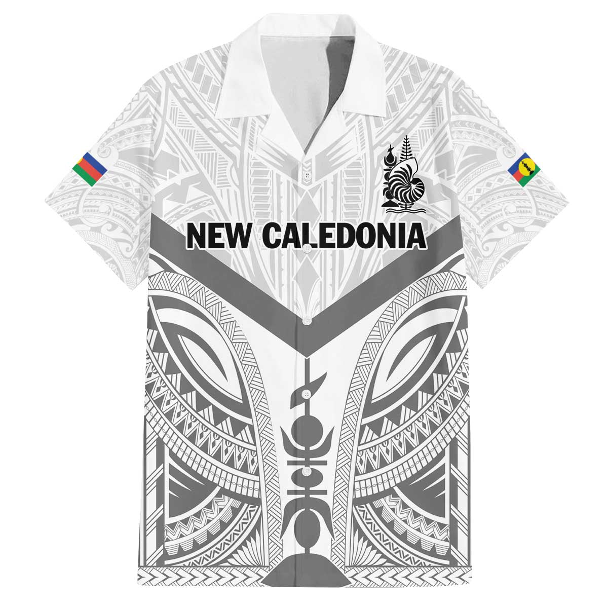 New Caledonia Football Custom Family Matching Off The Shoulder Long Sleeve Dress and Hawaiian Shirt Go Champions Les Cagous