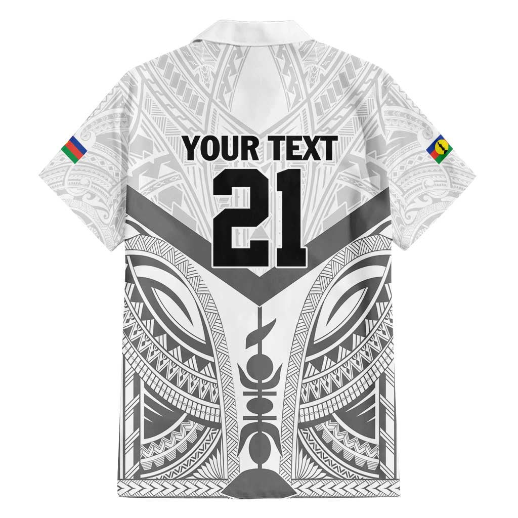 New Caledonia Football Custom Family Matching Off Shoulder Maxi Dress and Hawaiian Shirt Go Champions Les Cagous