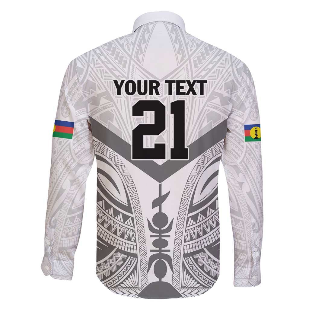 New Caledonia Football Custom Family Matching Puletasi and Hawaiian Shirt Go Champions Les Cagous