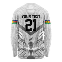 New Caledonia Football Custom Long Sleeve Shirt Go Champions Les Cagous