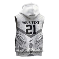 New Caledonia Football Custom Sleeveless Hoodie Go Champions Les Cagous - Polynesian Pride