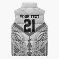 New Caledonia Football Custom Sleeveless Puffer Jacket Go Champions Les Cagous - Polynesian Pride
