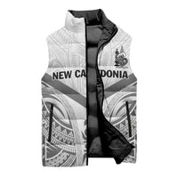 New Caledonia Football Custom Sleeveless Puffer Jacket Go Champions Les Cagous - Polynesian Pride