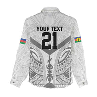 New Caledonia Football Custom Women Casual Shirt Go Champions Les Cagous