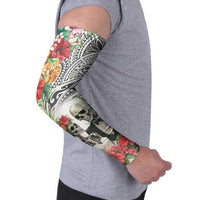 Skeleton Love for Valentine’s Day Arm Sleeves Polynesian Tribal Love Forever - Polynesian Pride