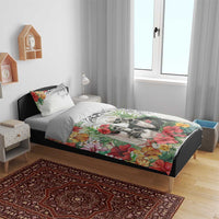 Skeleton Love for Valentines Day Bedding Set Polynesian Tribal Love Forever LT9 - Polynesian Pride
