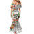 Skeleton Love for Valentine’s Day Family Matching Mermaid Dress and Hawaiian Shirt Polynesian Tribal Love Forever