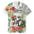 Skeleton Love for Valentine’s Day Family Matching Short Sleeve Bodycon Dress and Hawaiian Shirt Polynesian Tribal Love Forever