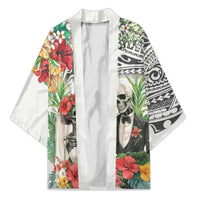 Skeleton Love for Valentine’s Day Kimono Polynesian Tribal Love Forever - Polynesian Pride