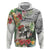 Skeleton Love for Valentine’s Day Zip Hoodie Polynesian Tribal Love Forever